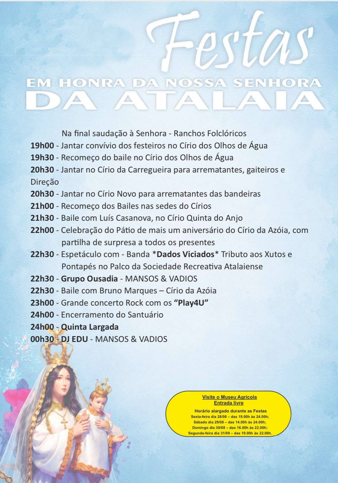 Festas em Honra de Nossa Senhora da Atalaia