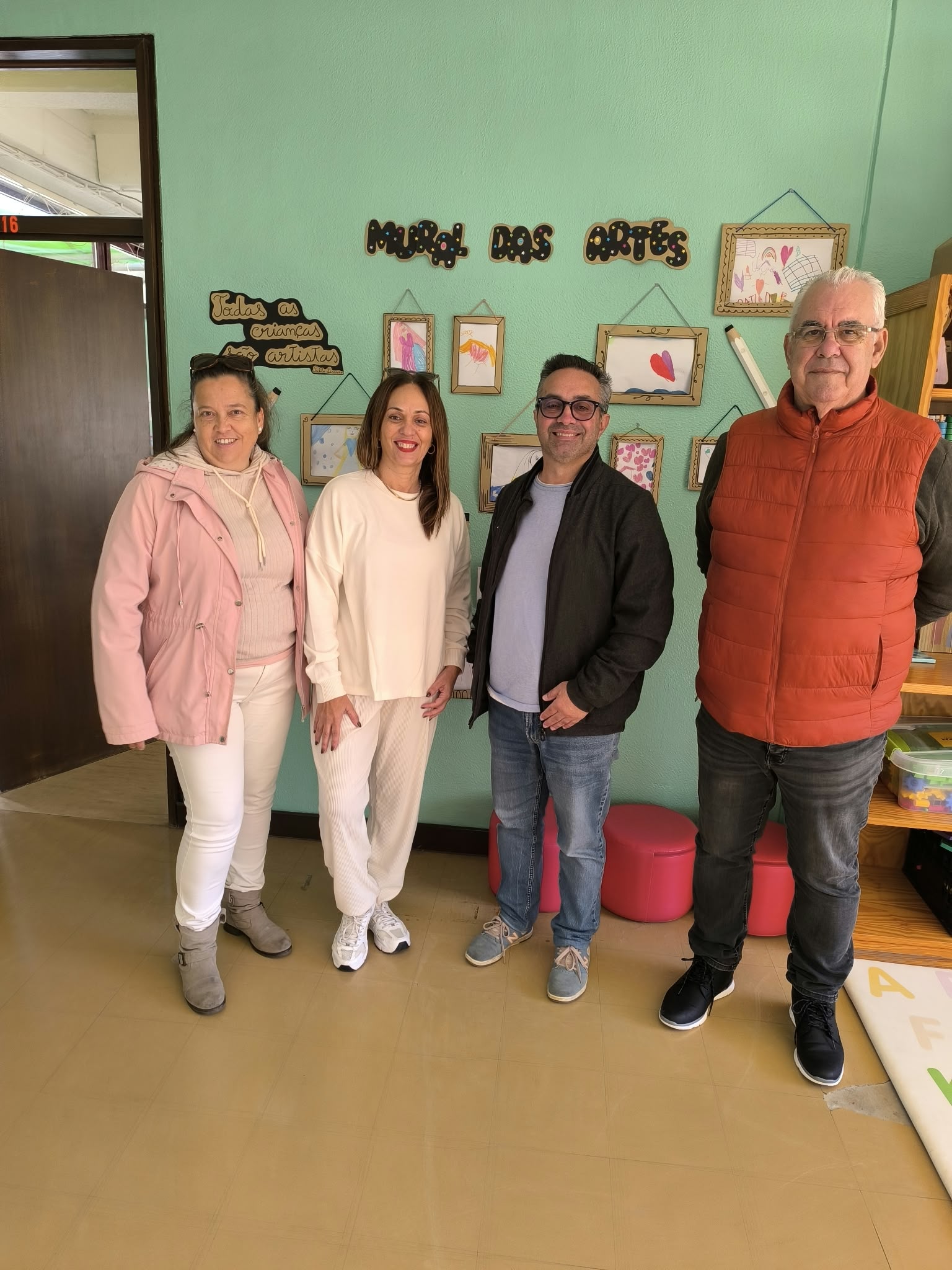 Visita à EB1 Novos Trilhos