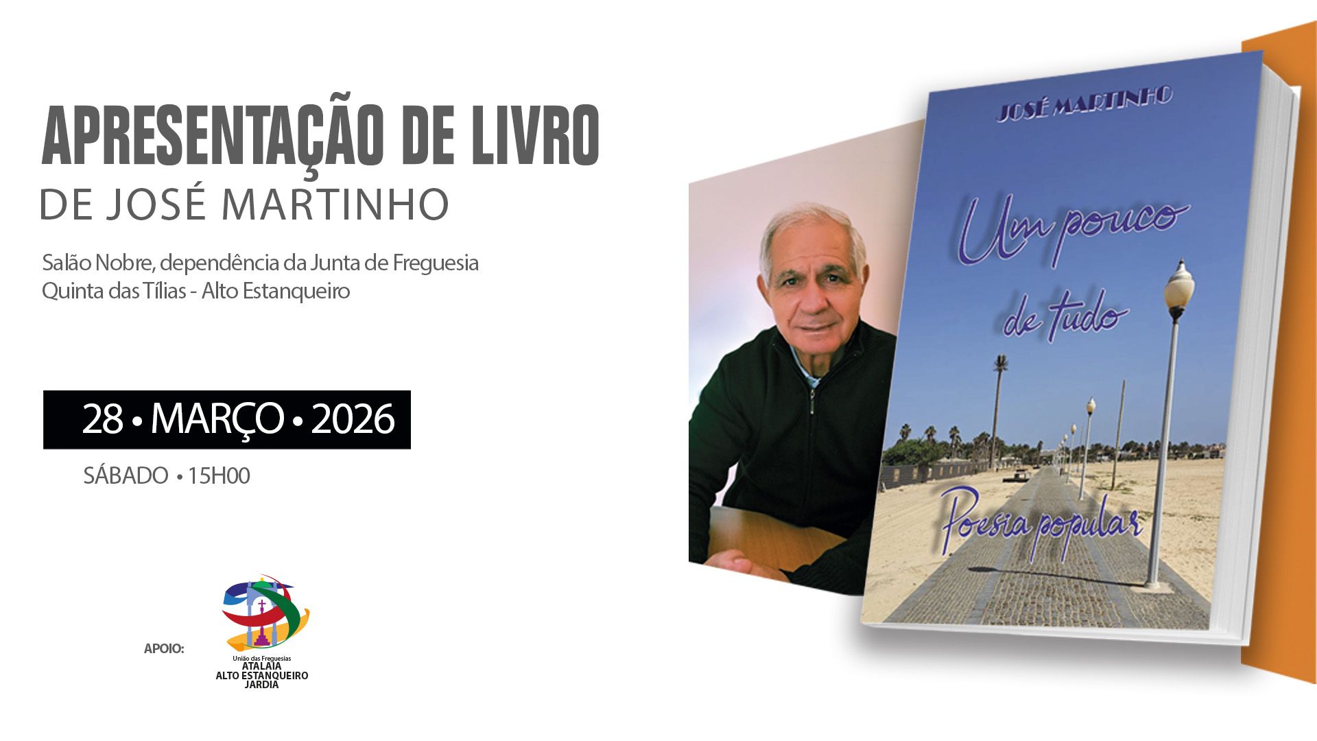 APRESENTAÇÃO DO LIVRO «UM POUCO DE TUDO» DE JOSÉ MARTINHO